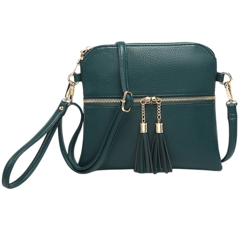 Tara Crossbody Dark Forest Green
